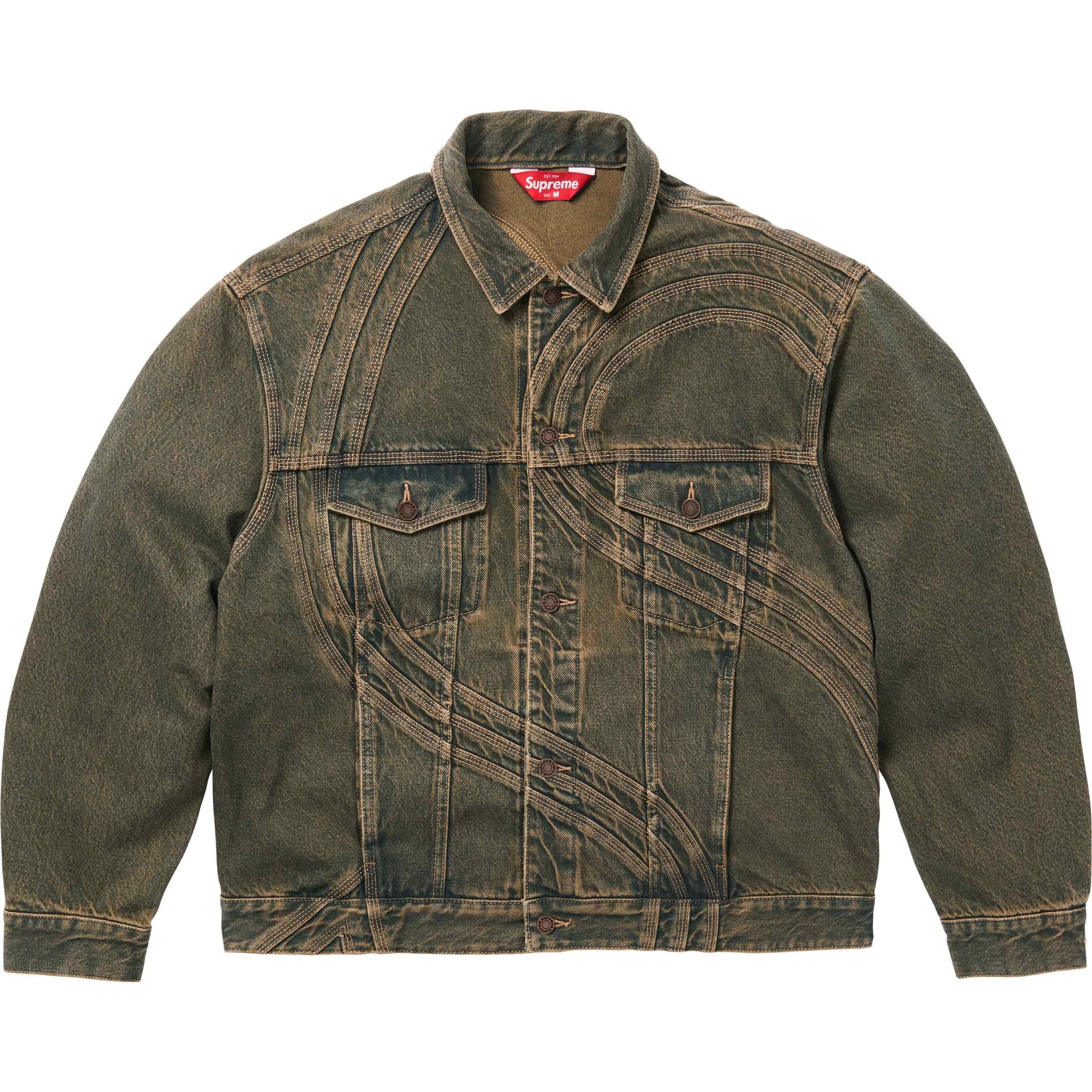 S Logo Denim Trucker Jacket view 6
